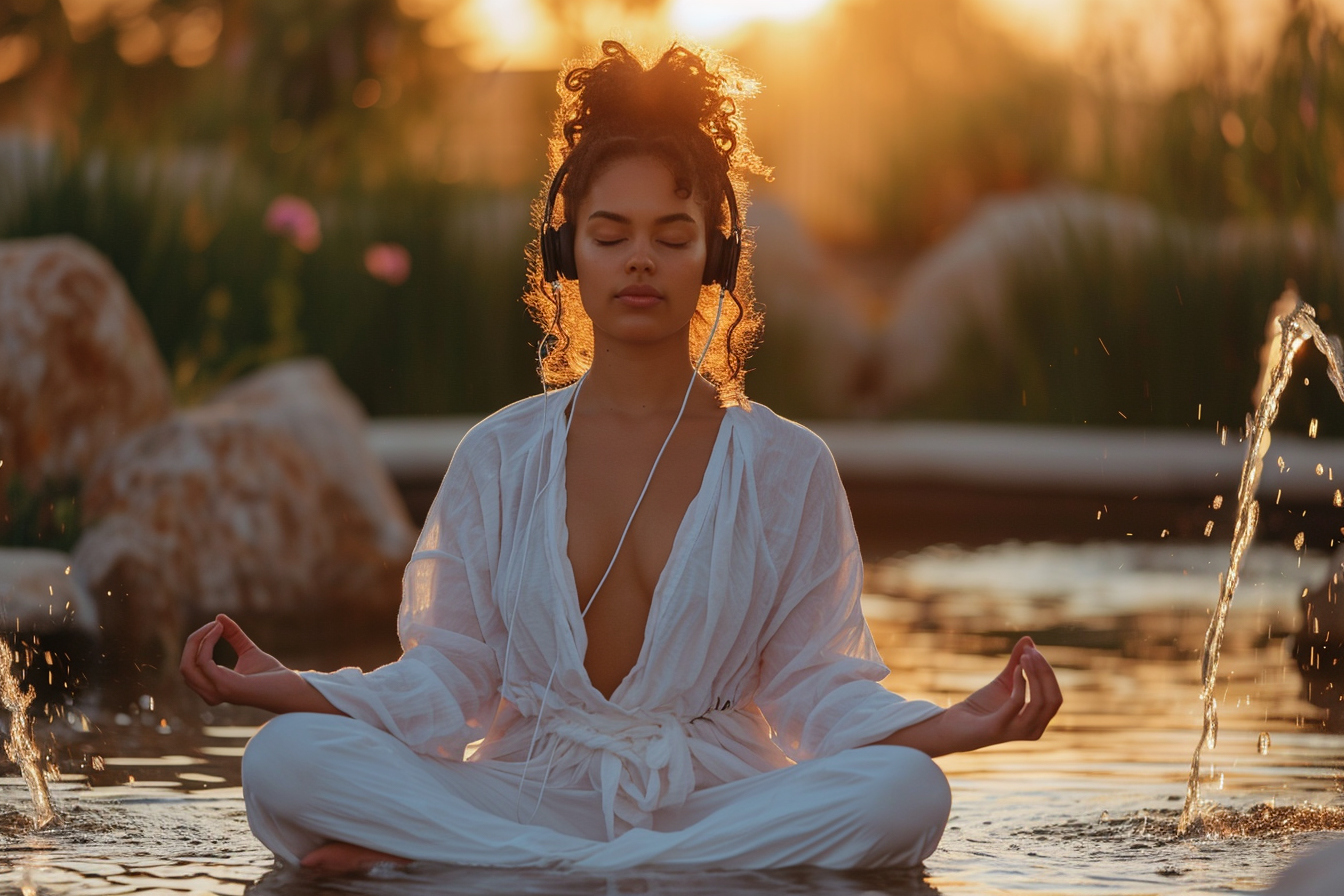 Unlocking well-being through meditation and relaxing music